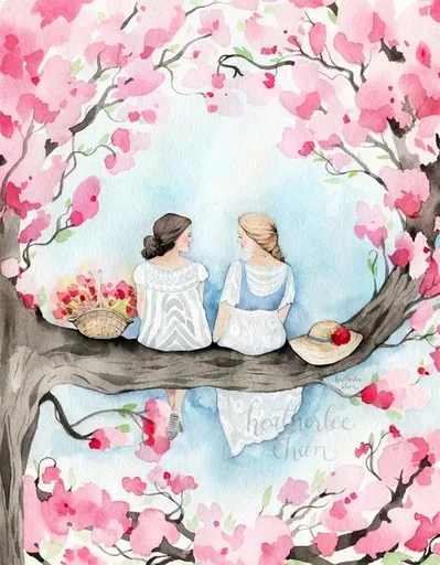👭 Стикер «Friends Are Always Together» для Telegram