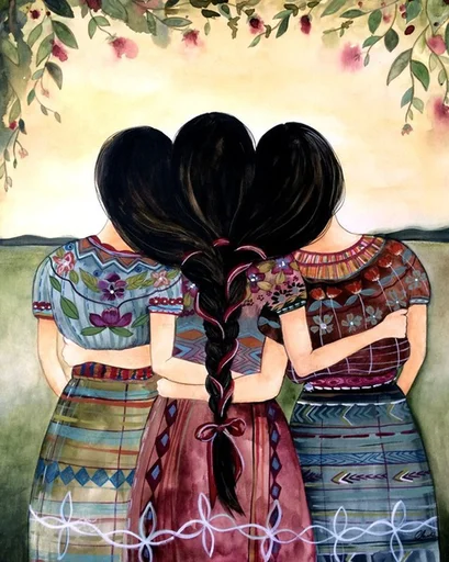 👭 Стикер «Friends Are Always Together» для Telegram