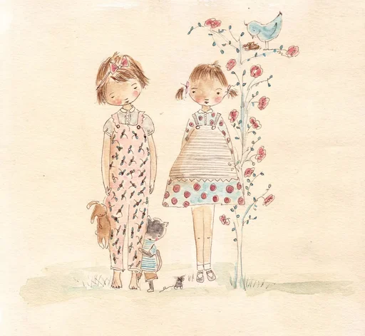 👭 Стикер «Friends Are Always Together» для Telegram