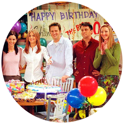 🎂 Стикер «Friends» для Telegram