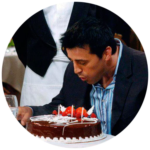 🎂 Стикер «Friends» для Telegram