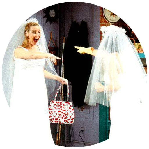 👰 Стикер «Friends» для Telegram