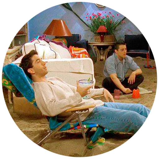 🍹 Стикер «Friends» для Telegram