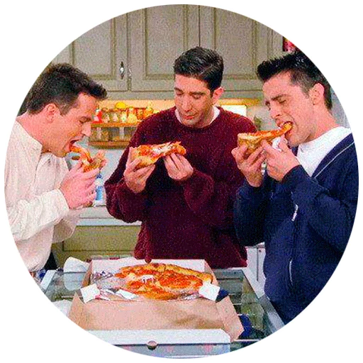 🍕 Стикер «Friends» для Telegram