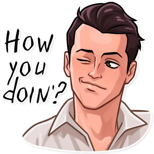 😉 Стикер «Friends» для Telegram