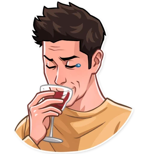 😢 Стикер «Friends» для Telegram