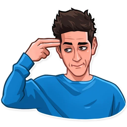 😵 Стикер «Friends» для Telegram