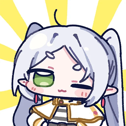 ❄️ Стикер «Sousou no Frieren» для Telegram