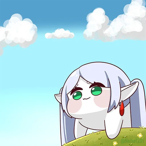 ❄️ Стикер «Sousou no Frieren» для Telegram