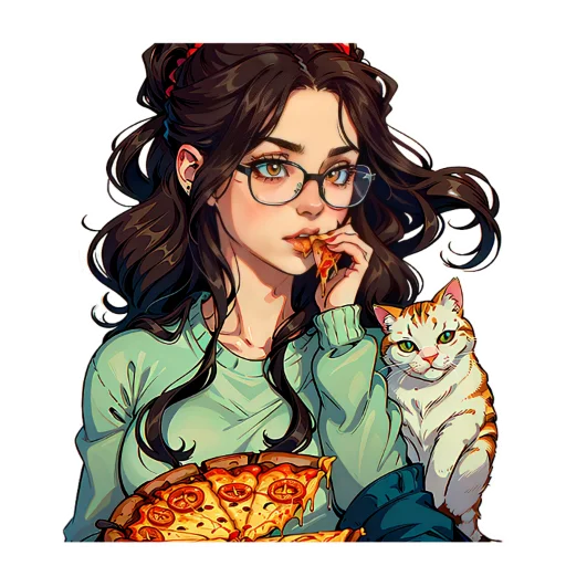🍕 Стикер «Ронни» для Telegram