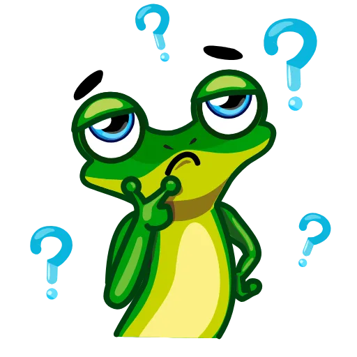 🤔 Стикер «Лягушонок» для Telegram