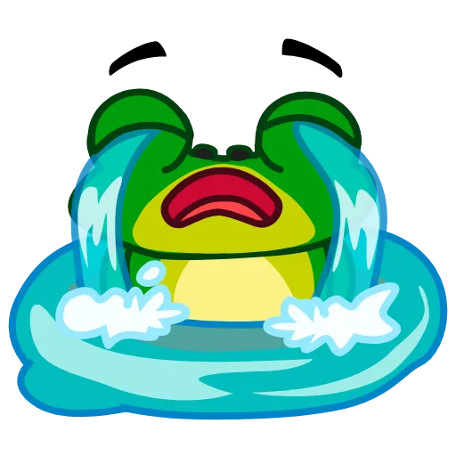 😭 Стикер «Лягушонок» для Telegram