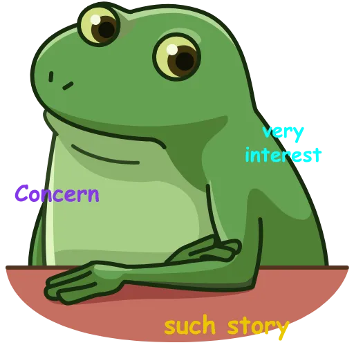 🐸 Стикер «Frog» для Telegram