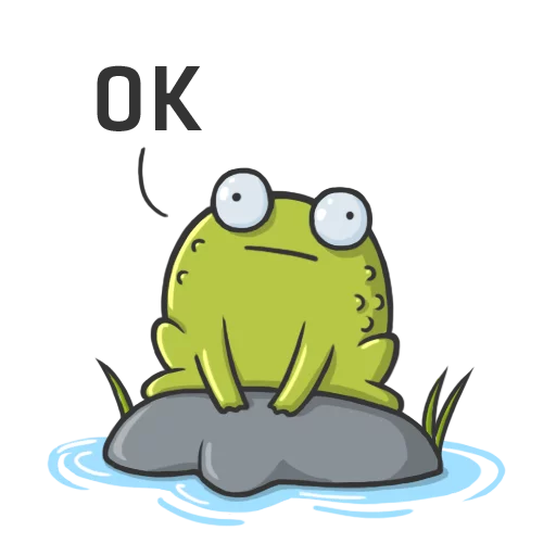 😐 Стикер «Mr Frog» для Telegram