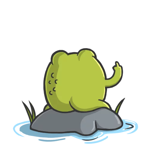 💔 Стикер «Mr Frog» для Telegram