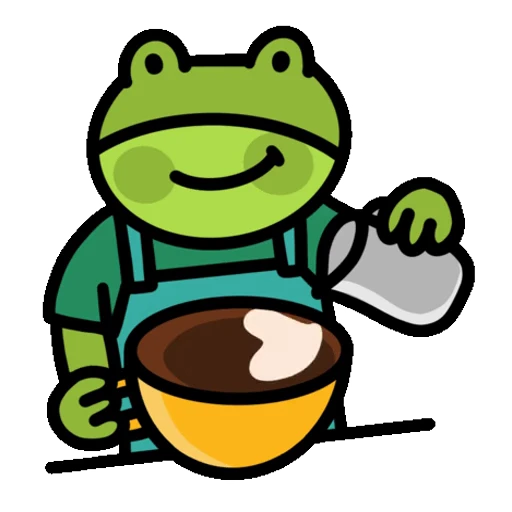 ☕ Стикер «Frog» для Telegram