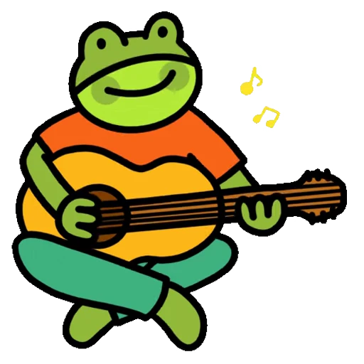 Стикерпак Frog для Telegram