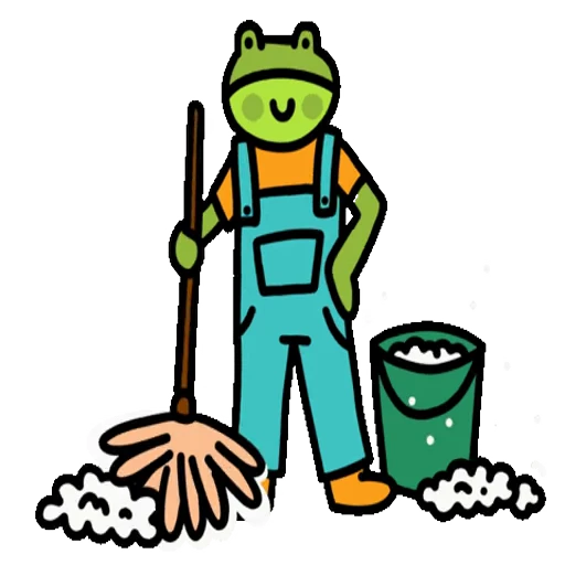 🚿 Стикер «Frog» для Telegram