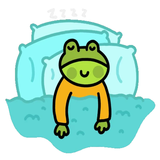 🥱 Стикер «Frog» для Telegram