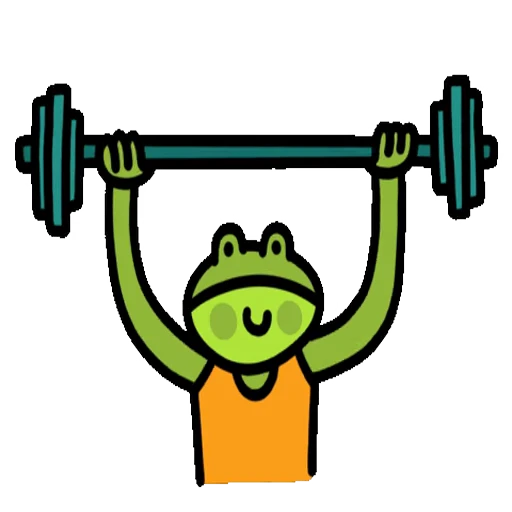 🏋‍♂ Стикер «Frog» для Telegram