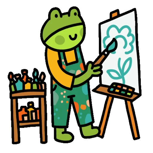 🎨 Стикер «Frog» для Telegram