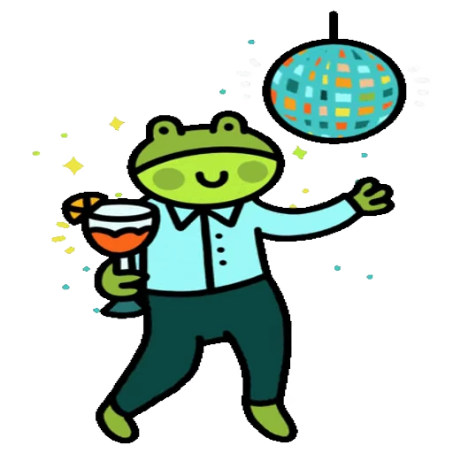 🕺 Стикер «Frog» для Telegram