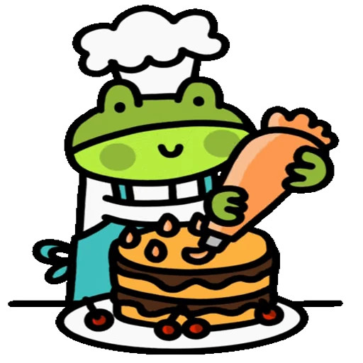 🎂 Стикер «Frog» для Telegram