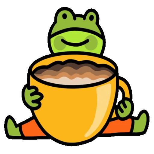 ☕ Стикер «Frog» для Telegram