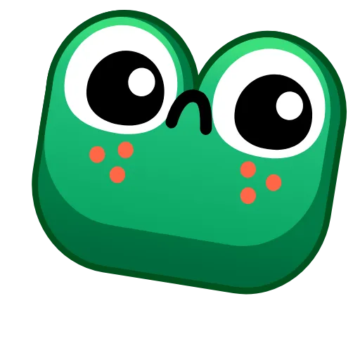 😕 Стикер «Frog Emoji Pack» для Telegram