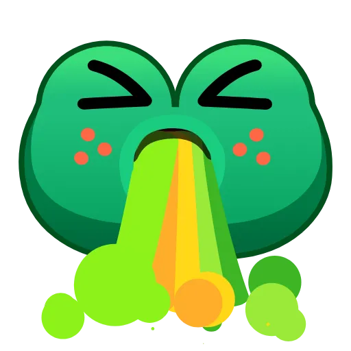 🤮 Стикер «Frog Emoji Pack» для Telegram