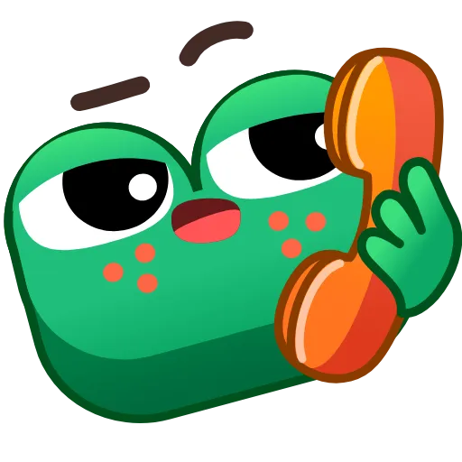 📞 Стикер «Frog Emoji Pack» для Telegram