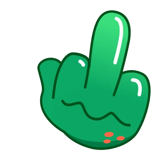 🖕 Стикер «Frog Emoji Pack» для Telegram