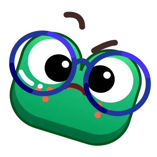 🤓 Стикер «Frog Emoji Pack» для Telegram