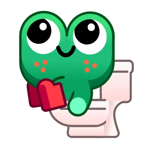 🚽 Стикер «Frog Emoji Pack» для Telegram