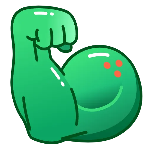 💪 Стикер «Frog Emoji Pack» для Telegram