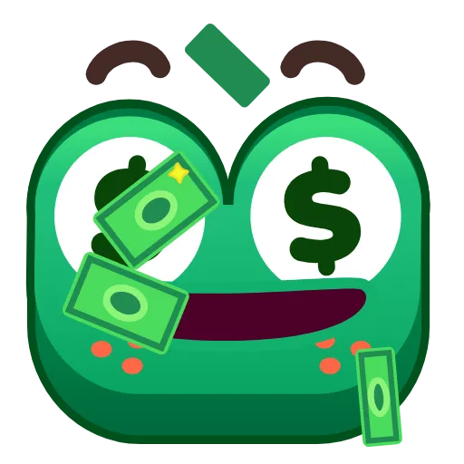 🤑 Стикер «Frog Emoji Pack» для Telegram