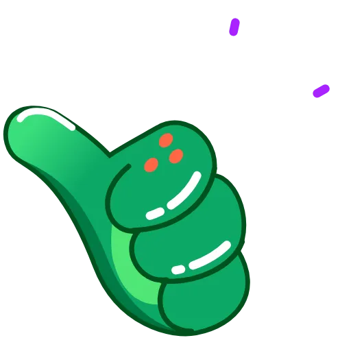 👍 Стикер «Frog Emoji Pack» для Telegram