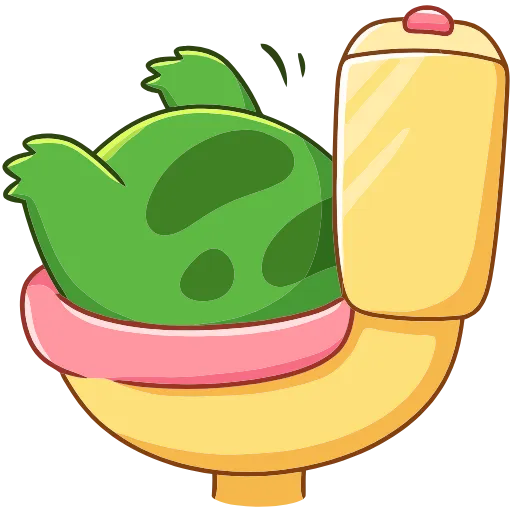 🚽 Эмодзи «Жабочки» для Telegram
