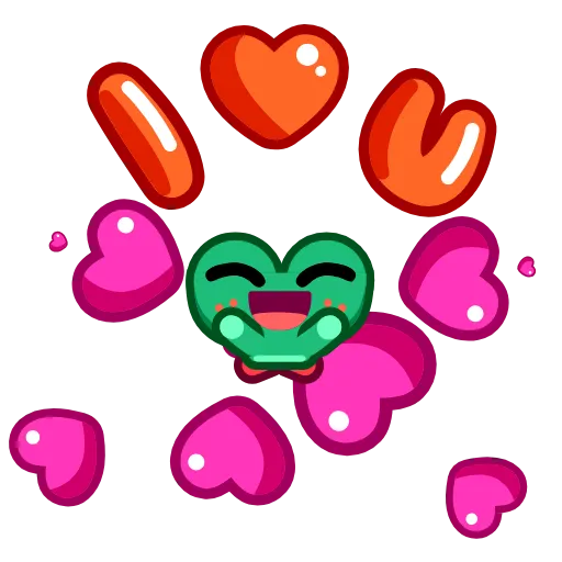 🥰 Стикер «Froggo In Love» для Telegram