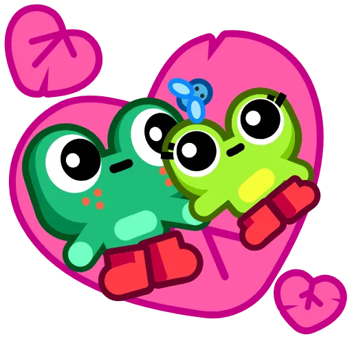 💑 Стикер «Froggo In Love» для Telegram