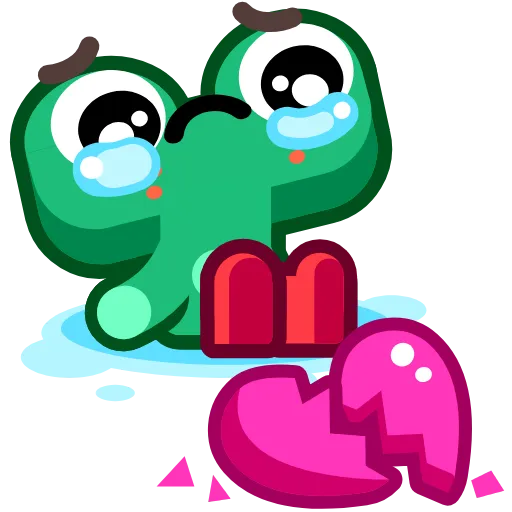 💔 Стикер «Froggo In Love» для Telegram