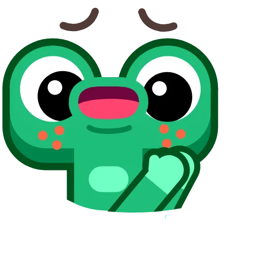 🦠 Стикер «Froggo In Love» для Telegram