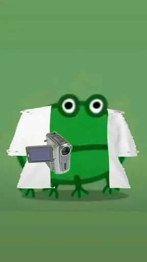 🤪 Стикер «Frog Green» для Telegram