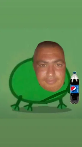 🤪 Стикер «Frog Green» для Telegram