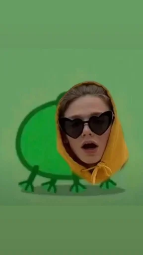 🤪 Стикер «Frog Green» для Telegram