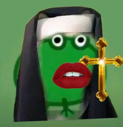 😚 Стикер «Frog Green» для Telegram