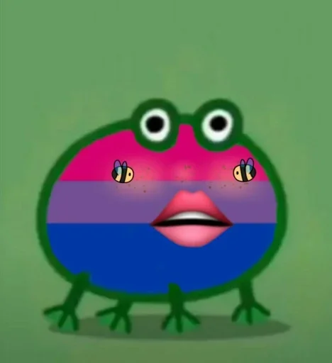 😜 Стикер «Frog Green» для Telegram