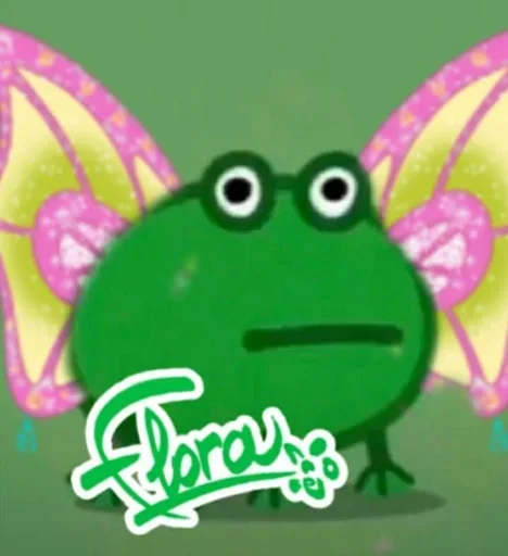 😜 Стикер «Frog Green» для Telegram