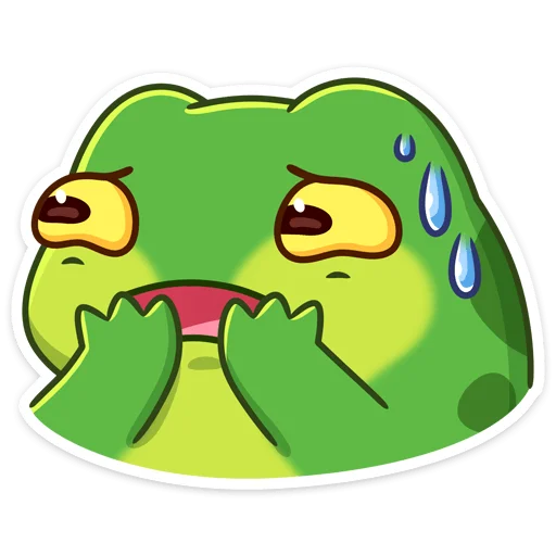 😥 Стикер «Жабочки Гриня и Груша» для Telegram