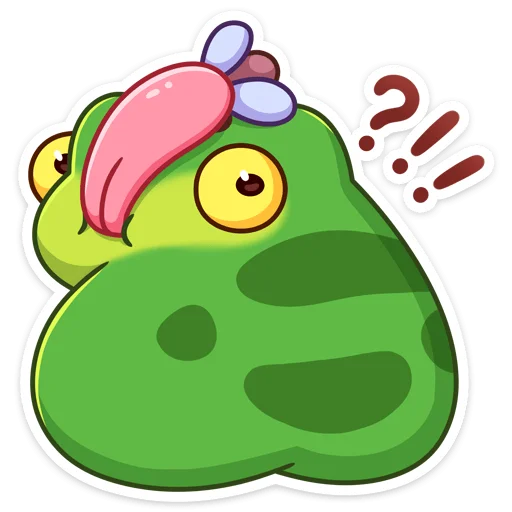 😛 Стикер «Жабочки Гриня и Груша» для Telegram